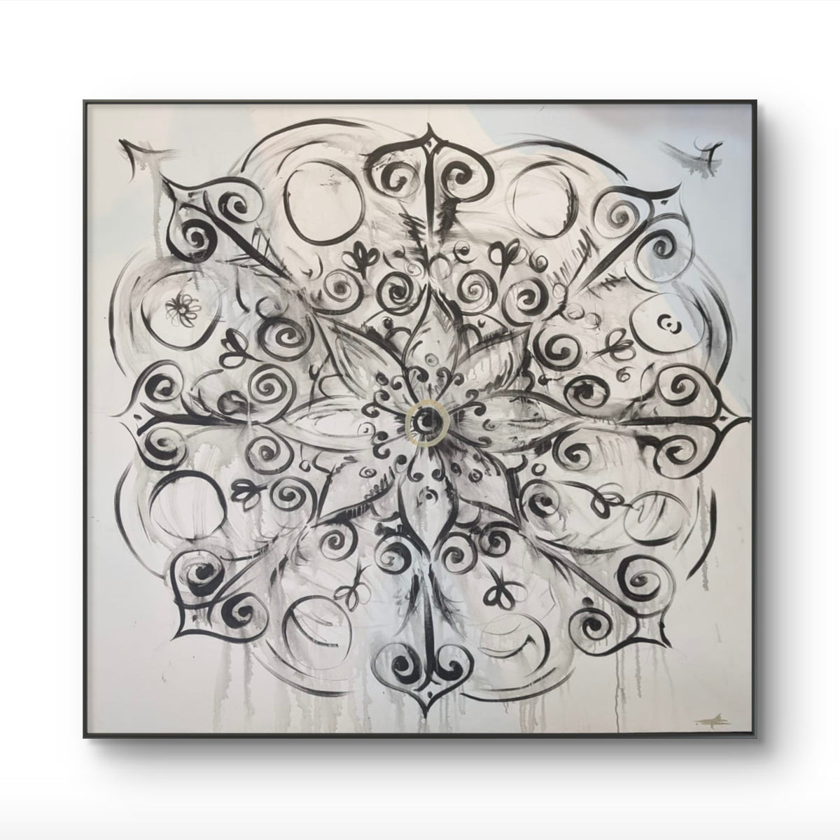 Theoria III, acrylic on canvas, 183x183cm, 2026